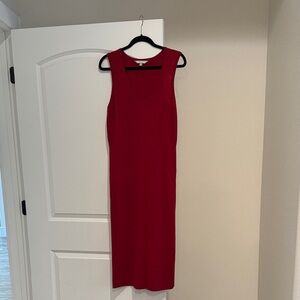 Athleta Vibrant Red Maxi Dress